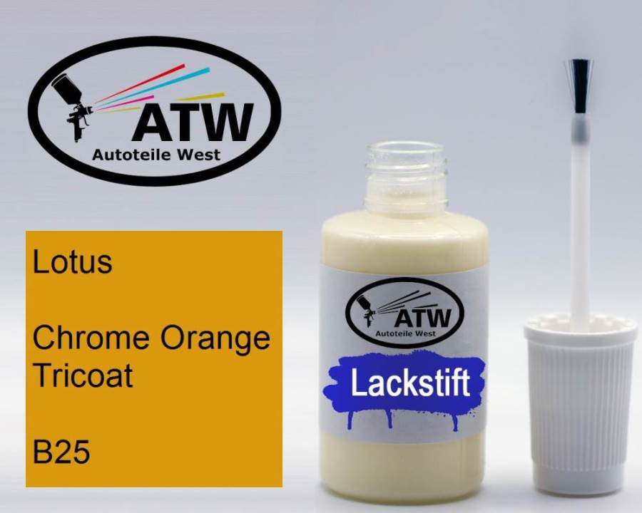 Lotus, Chrome Orange Tricoat, B25: 20ml Lackstift, von ATW Autoteile West.